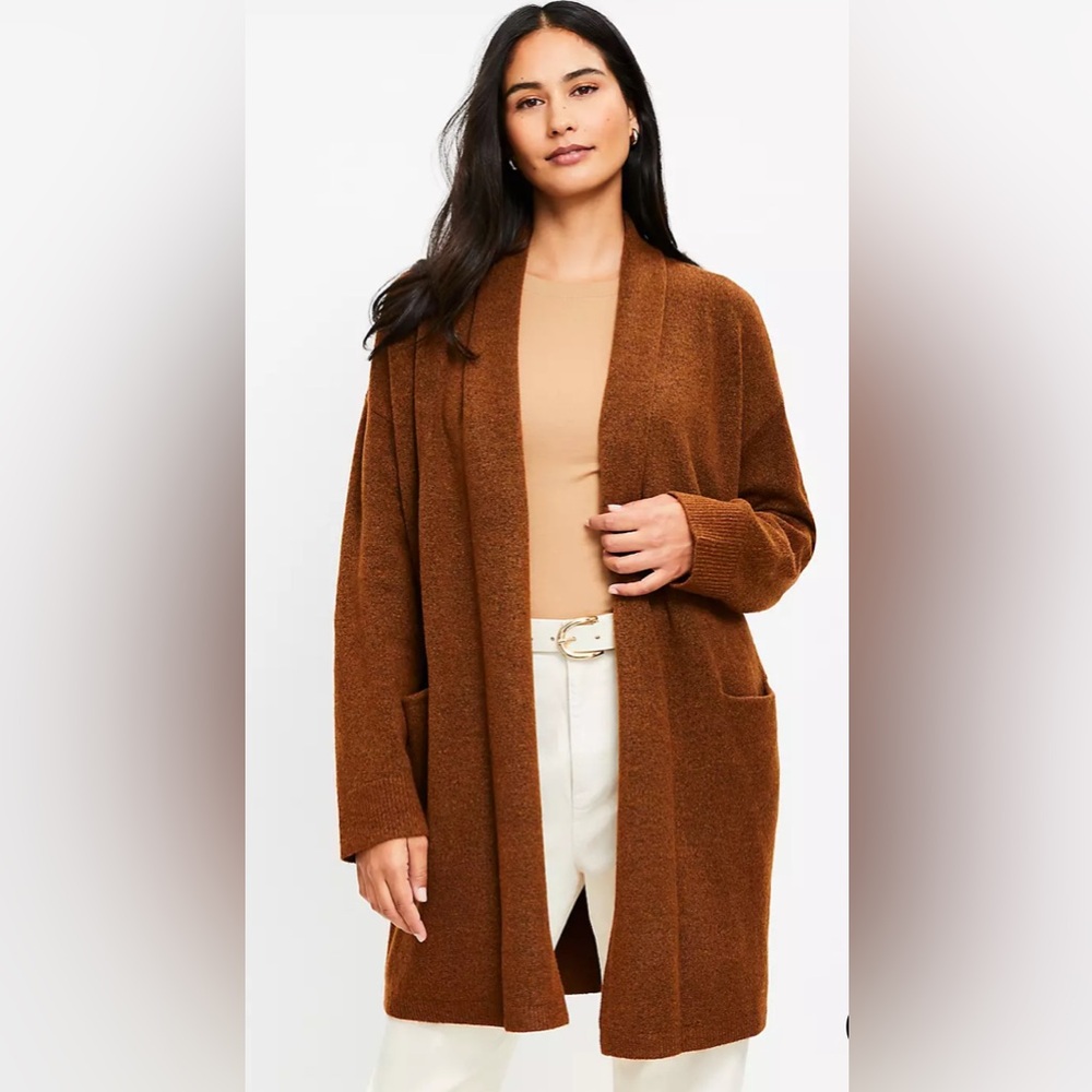 Loft Shawl Open Pocket Coatigan